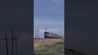 Amtrak Southwest Chief passes the WSS Levy Semaphore Signal #amtrak #newmexico #southwestchief