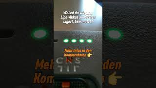 Weisst du wie man Lipo-Akkus richtig nutzt?Mehr Infos in den Kommentaren... #djimini3pro #tutorials