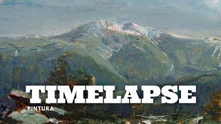 TIMELAPSE | PINTANDO A 2.000 METROS DE ALTURA | Sierra de Madrid