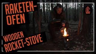 Bushcraft|RAKETEN-OFEN|ROCKET STOVE|Holzvergaser|bauen|Chaga|deutsch|swedish torch|outdoor|