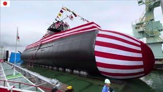 Japan Launches Fifth Taigei-Class Submarine ｢ちょうげい｣ Chogei SS-517