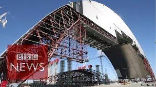 Chernobyl's new 'shield' - BBC News