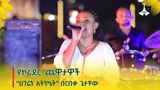 የኮሪደር ጨዋታዎች - “ሀገሬን አትንኳት”  በርብቃ ጌታቸው