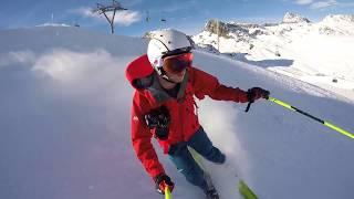 Skiing, snowshoeing and Ice Canyoning in the Engadin Valley, Switzerland