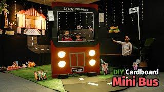 Fun DIY: Build Your Own Cardboard Mini Bus for Kids!