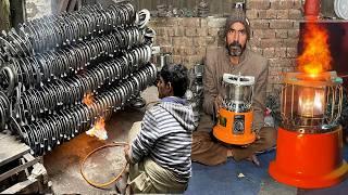 Wonderful Irani Stoves || How Gas Heater & Stoves Making From Raw Material For Winter 2025