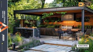 Explore the Best Contemporary Outdoor Kitchen and Dining Area Designs for 2024