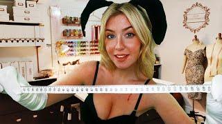 ASMR BUNNY GIRL MEASURES YOU  | Costume Fitting Roleplay