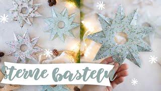 Origami Stern basteln - Einfache Anleitung zum Falten für Weihnachten | TRYTRYTRY