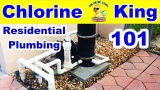 Residential Swimming Pool Plumbing 101 - Chlorine King Pool Service - Pinellas County, FL.