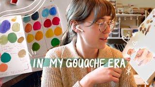 self-employed artist diaries  a cozy little studio vlog 