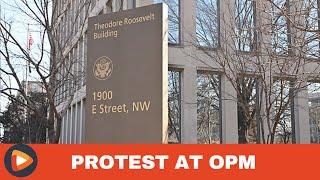 Van Hollen Joins OPM Protest