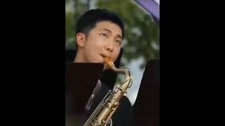 Namjoon playing love me like you do ️ #bts