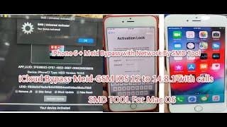 iPhone 6 Plus MEID iCloud Bypass With Network By SMD Tool