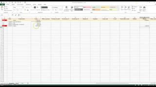 Simple Accounting Spreadsheet