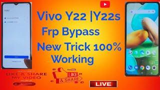 Vivo Y22 | Y22s Android 14 Frp Bypass Without Pc |  Google Account Bypass  Working Video 2025