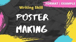 Poster Making | How to make a Poster | Format | Example | Writing Skills