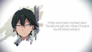 Hikigaya Hachiman's Best Speech | I Hate Nice Girls |