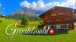 Grindelwald 4K, Most Beautiful Village in Switzerland