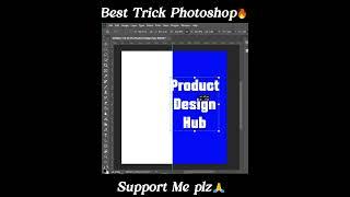 Magic text trick in Photoshop tutorialfor beginners #like #subscribe