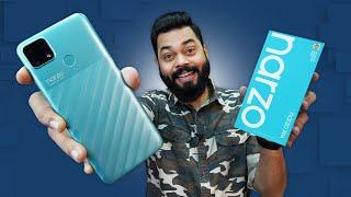 realme Narzo 30A Unboxing And First Impressions Helio G85, 6000mAh,18W Charging @8,999