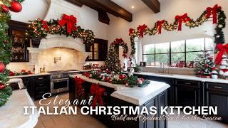 Elegant Italian Christmas Kitchen Trends: Bold Decor Ideas for the Holiday Season