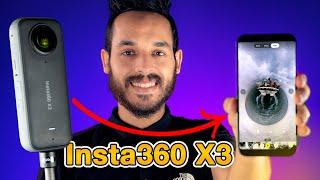 تعلم تعديل فيديوهات Insta360 X3 على الموبايل