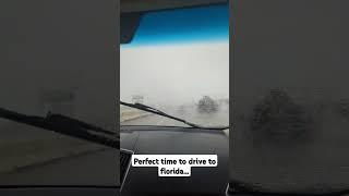 Perfect time to drive to florida with a tropical storm. #travel #floridagulfcoast #floridaadventure