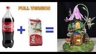 DIY Lily Flower Roof  Fairy Using Plastic Bottle - FULL DETAIL