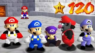 6 Idiots attempt to beat Mario 64