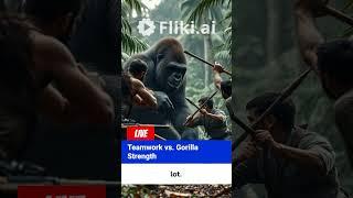 100 Humans vs 1 Gorilla: Who Would Win This Epic Battle?