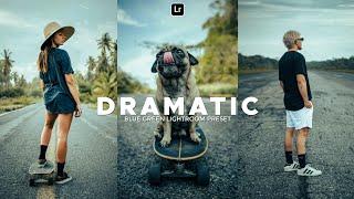 Dramatic Blue Green Preset | Lightroom Mobile Preset Free DNG | lightroom preset | Dramatic tone