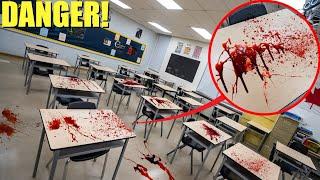 IF YOU SEE BLOOD IN A CLASSROOM, RUN! (It’s NOT SAFE)