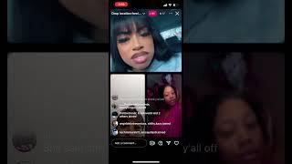 3 Female Goons Presses Baddieforeign On IG Live #nyc