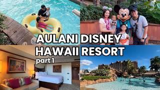 AULANI DISNEY RESORT & SPA HAWAII | Meet Mickey , Stitch , Minnie CHARACTER DINING | Family Activity