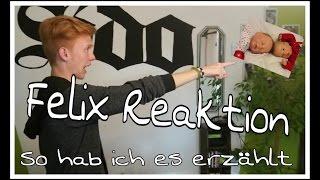 Felix Reaktion | So hab ich es erzählt || Reborn Baby Deutsch