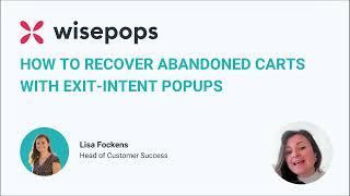 How to recover abandoned carts with exit-intent popups