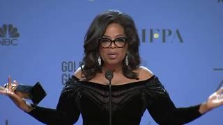 Oprah Winfrey - 2018 Golden Globes - Full Backstage Speech