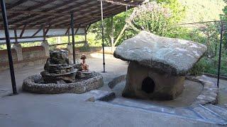 Dolmen in the village of Shkhafit. The story of Colonel Mukhortov. Sochi resort. Russia