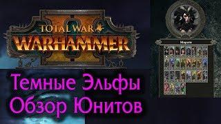 Total War: WARHAMMER II - Темные Эльфы - Обзор Юнитов