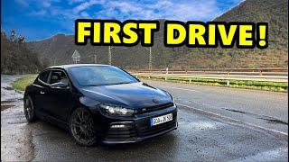 FIRST DRIVE IN MY SUPER CHEAP SCIROCCO R...