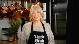 Liquid Death x Martha Stewart Candle Commercial