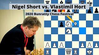 Short Played like Paul Morphy! || Nigel Short vs Vlastimil Hort || Bunratty Chess Festival 2020