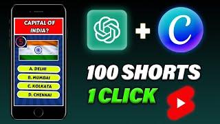 Creating 100 Monetizable Quiz Shorts in Just a Second Using AI Automation