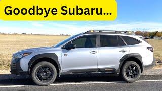 Why I SOLD my Subaru Outback Wilderness after 3 years. No 2026 Subaru Outback for me.