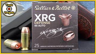 Can This Copper Shine?...Sellier & Bellot XRG .45 ACP Self-Defense AMMO Test!