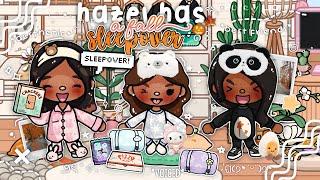 ۫ . ⟡  Hazel has a FALL SLEEPOVER! ₊˚๑ 🪵 || *VOICED*  || Toca Boca Life World 