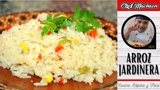 Arroz jardinera |  Arroz blanco |  Arroz con mantequilla | Cocina Rápida y Fácil