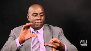 Magic Johnson Discusses Overcoming Adversity