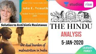 5-Jan-2020 | Daily Current Affairs | The Hindu Analysis | UPSC CSE 2020/2021/2022 | Saurabh Pandey